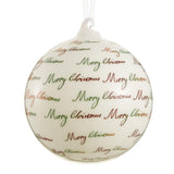 4.75" Glass Xmas Ball Ornament