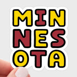 Minnesota Sticker - Uofm, University Of Minnesota, Gophers