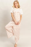 Tie Strap Jumpsuit With Hem Slits