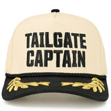 C.c Tail Gate Captain Letter On Two Tone Trucker Hat