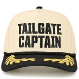 C.c Tail Gate Captain Letter On Two Tone Trucker Hat
