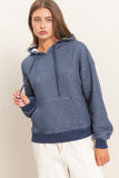 Striped French Terry Hoodie