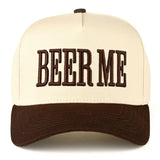 Beer Me Letter Embroidered Trucker Cap