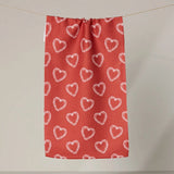 Soft Heart Scarlet Bar Towel