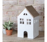 13.3"h Terracotta Wh/tn Townhouse
