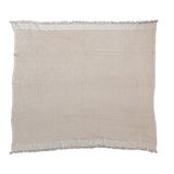 60L x 50W Cotton Waffle Throw w Fringe