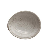 Stoneware White Shell6-14H Stoneware Salt &