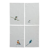 28L x 18W Cotton &Linen Printed Tea Towel w Bird