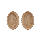 11 3/4" Wood Scalloped Wall Décor