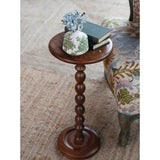 Mango Wood Martini Table - Walnut Finish