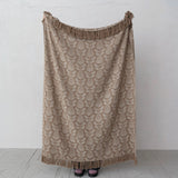 Woven Recycled Cotton Blend Throw