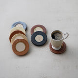 Stoneware Trivet - Reactive Crackle Glaze