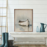 White Boat On The Water - 8x10
