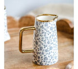 Gold Accent Tiny Flower Pitcher
