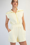 Modal Poly Span Scuba Luxe Sleeveless Romper