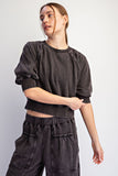 Mineral Washed Terry Top