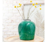 10" Jade Gloss Vase