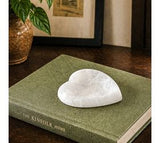 4" White Alabaster Heart Dish