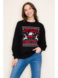 "this Is My Ugly Sweater" Graphic Sweatshirt