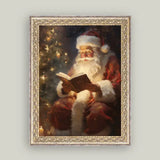 Classic Santa Framed Antique Art | 12x16