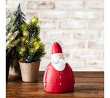 6" Cement Santa Decor