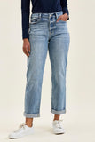 Judy Blue Mid Rise Boyfriend Jeans