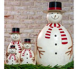 Metal Snowman With Hat