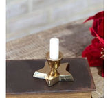 3.7" Gold Star Taper Holder