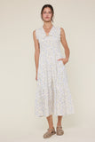 Floral Smocked Midi Dress
