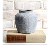 6" Small Charcoal Vase