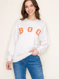 'boo' Stencil Graphic Sweatshirt
