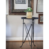 14" X 25-1/2" Metal Table - Bronze Finish