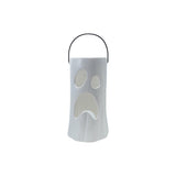 Terra-cotta Lantern Wcut-out Mummy Face White