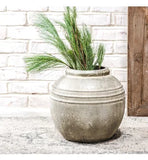 Antiqued Charcoal Wash Vase