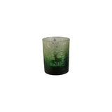 Mercury Glass Tealight/votive Holder W Laser Etched Scene