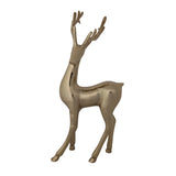 Aluminum Reindeer, Gold Finish