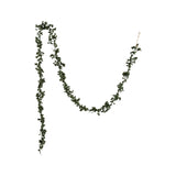 72"l Foam Flocking Garland Green