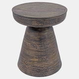 Wood, side table 19"