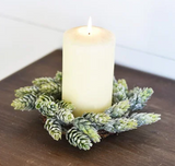 Hop candle ring 8"